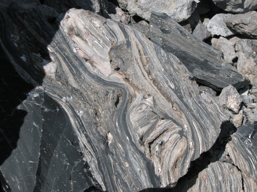 Swirls of obsidian